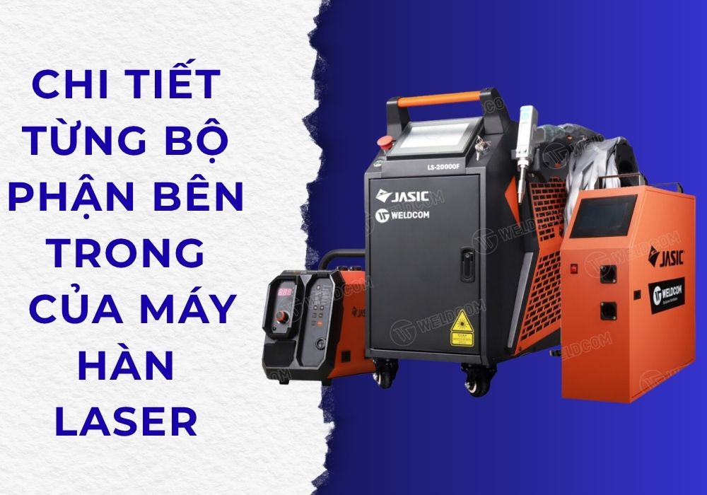các bộ phận bên trong của máy hàn laser