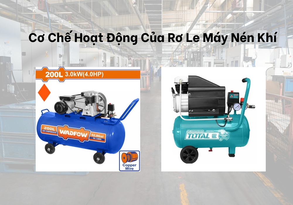 Cơ chế hoạt động của rơ le máy nén khí
