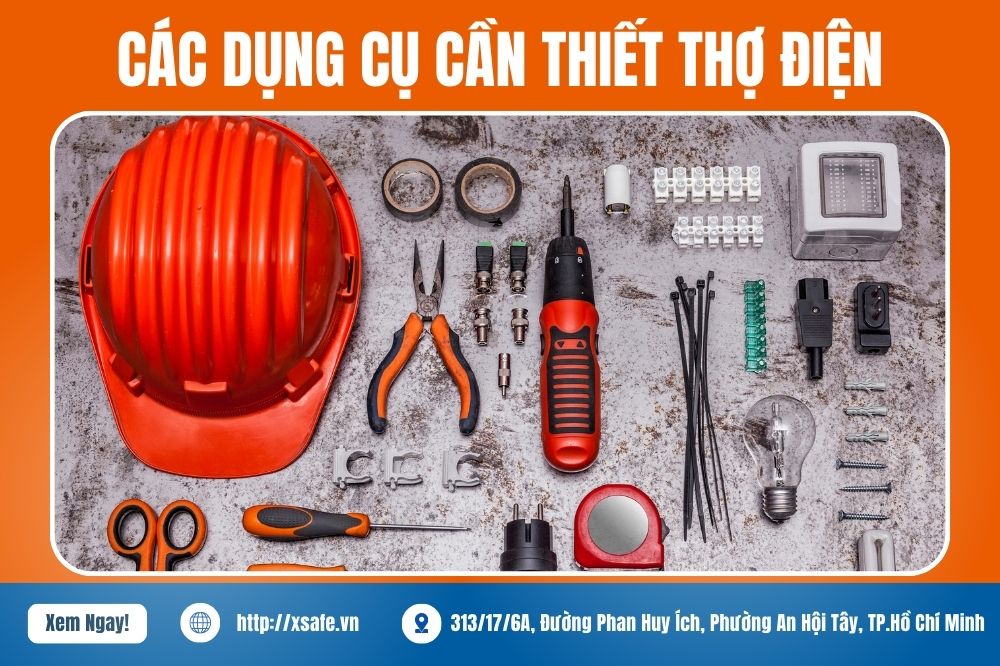 dụng cụ đồ nghề cần thiết cho thợ điện