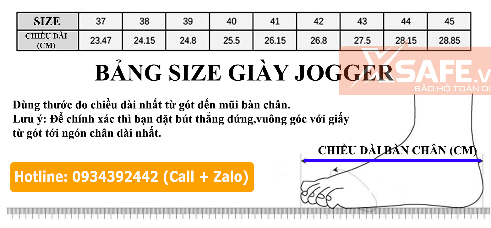 GIÀY BẢO HỘ JOGGER TOPRUNNER