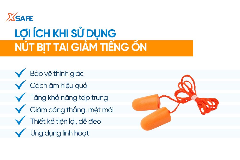 lợi ích sử dụng nút tai