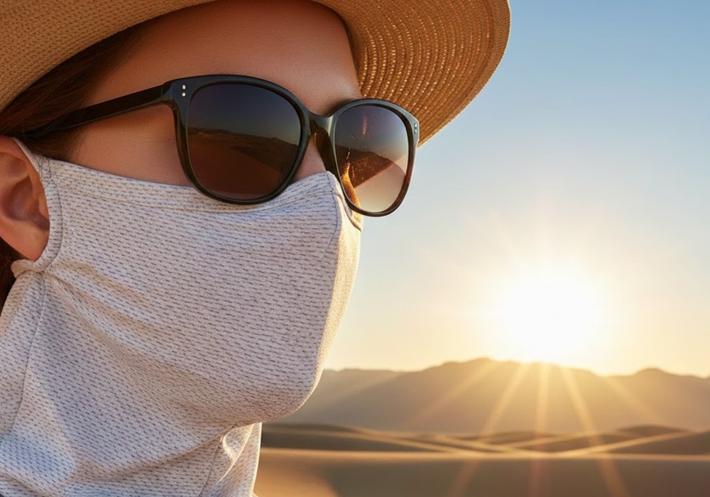 Khẩu trang vải chống tia UV cực tím