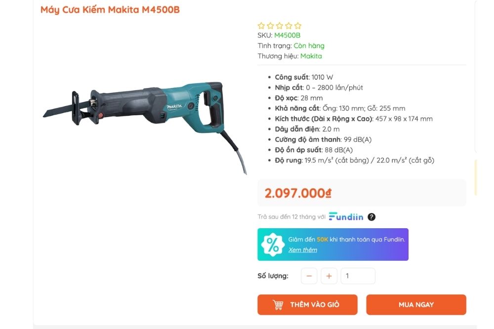 Makita M4500B