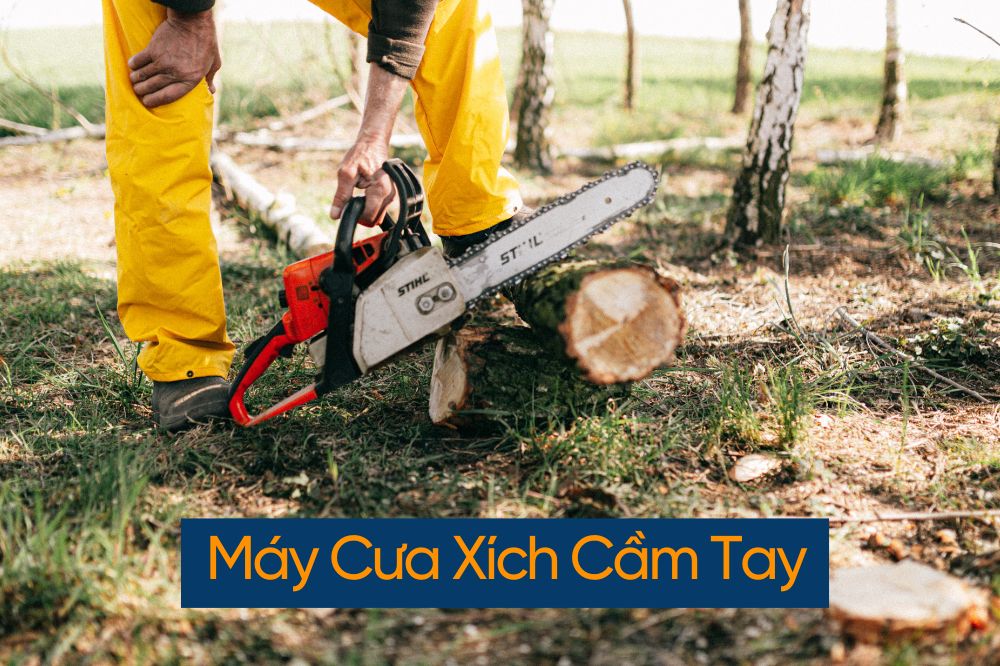 Máy cưa xích cầm tay