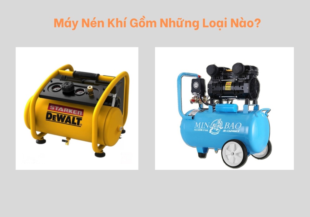 Máy nén khí gồm những loại nào