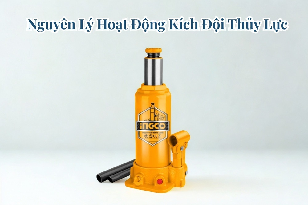 Tìm hiểu nguyên lý hoạt động con đội thủy lực