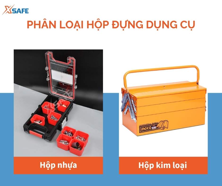 Phân loại hộp đựng đồ nghề theo chất liệu