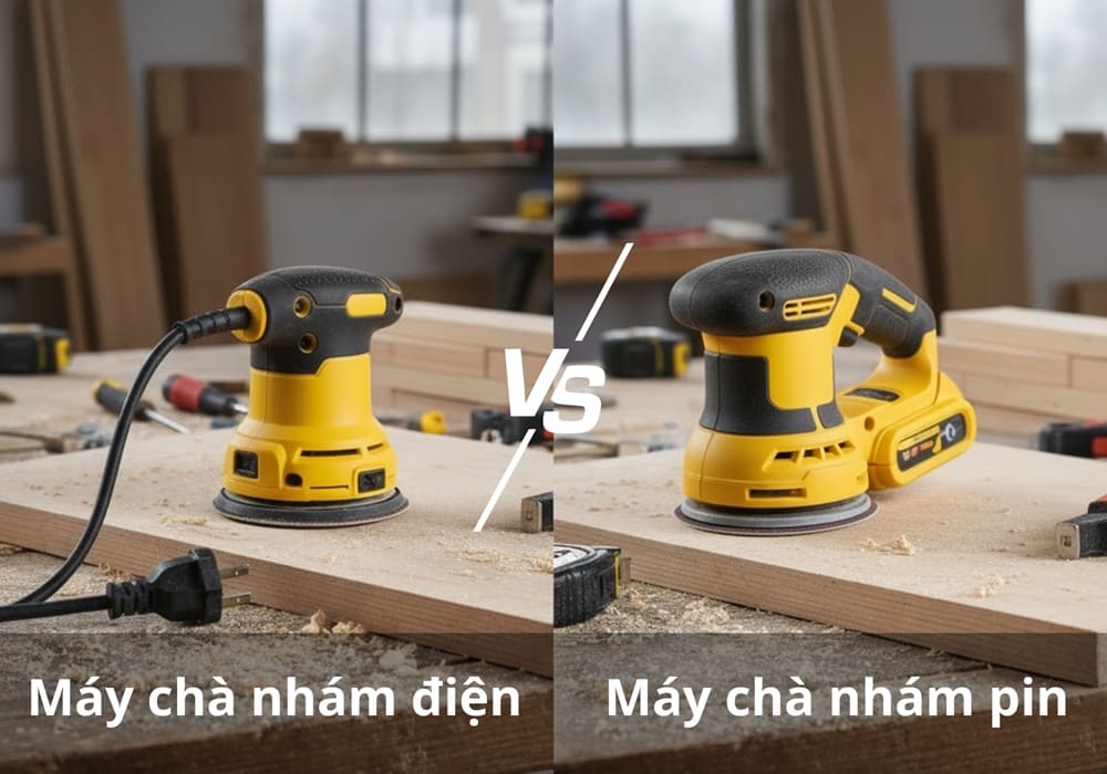 Phân loại máy chà nhám