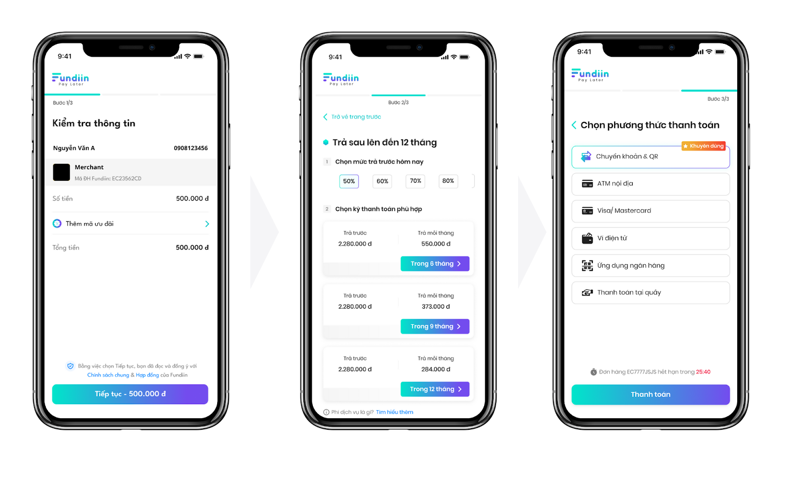 Cách đăng ký tạo tài khoản Fundiin mua trả góp