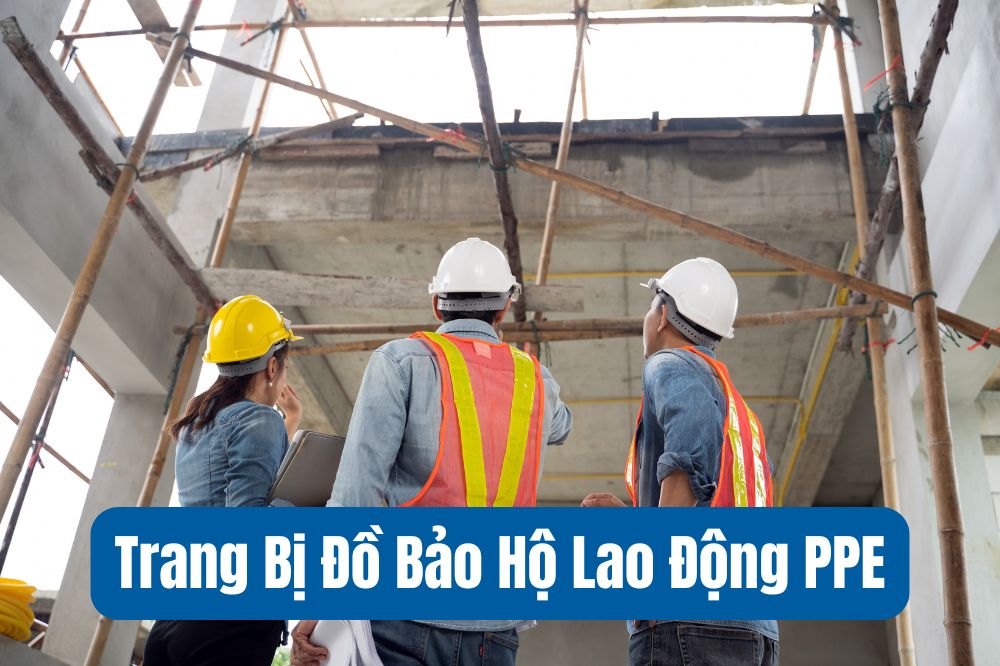 Trang bị đồ bảo hộ lao động PPE trong xây dựng