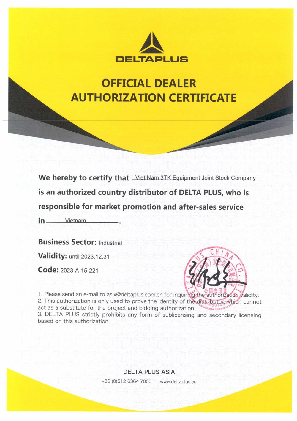 Xsafe – Đại Lý Phân Phối Chính Thức DeltaPlus Chính Hãng