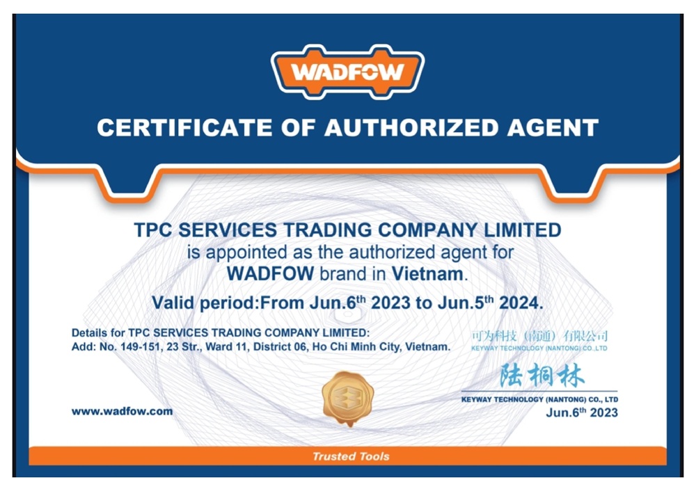 Xsafe Phân Phối Dụng Cụ WADFOW Chính Hãng, Giá Tốt Toàn Quốc