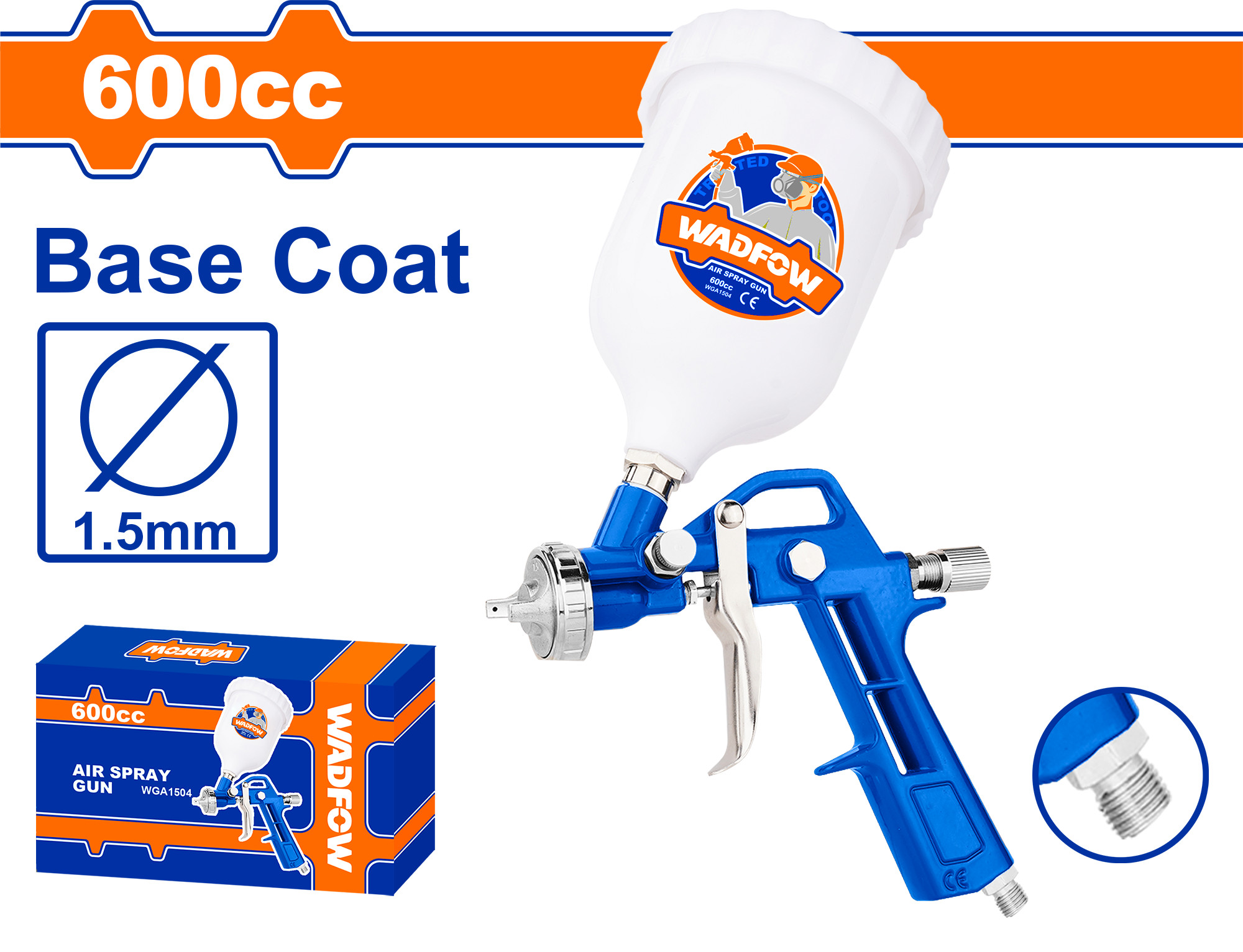 Súng phun sơn khí nén Wadfow