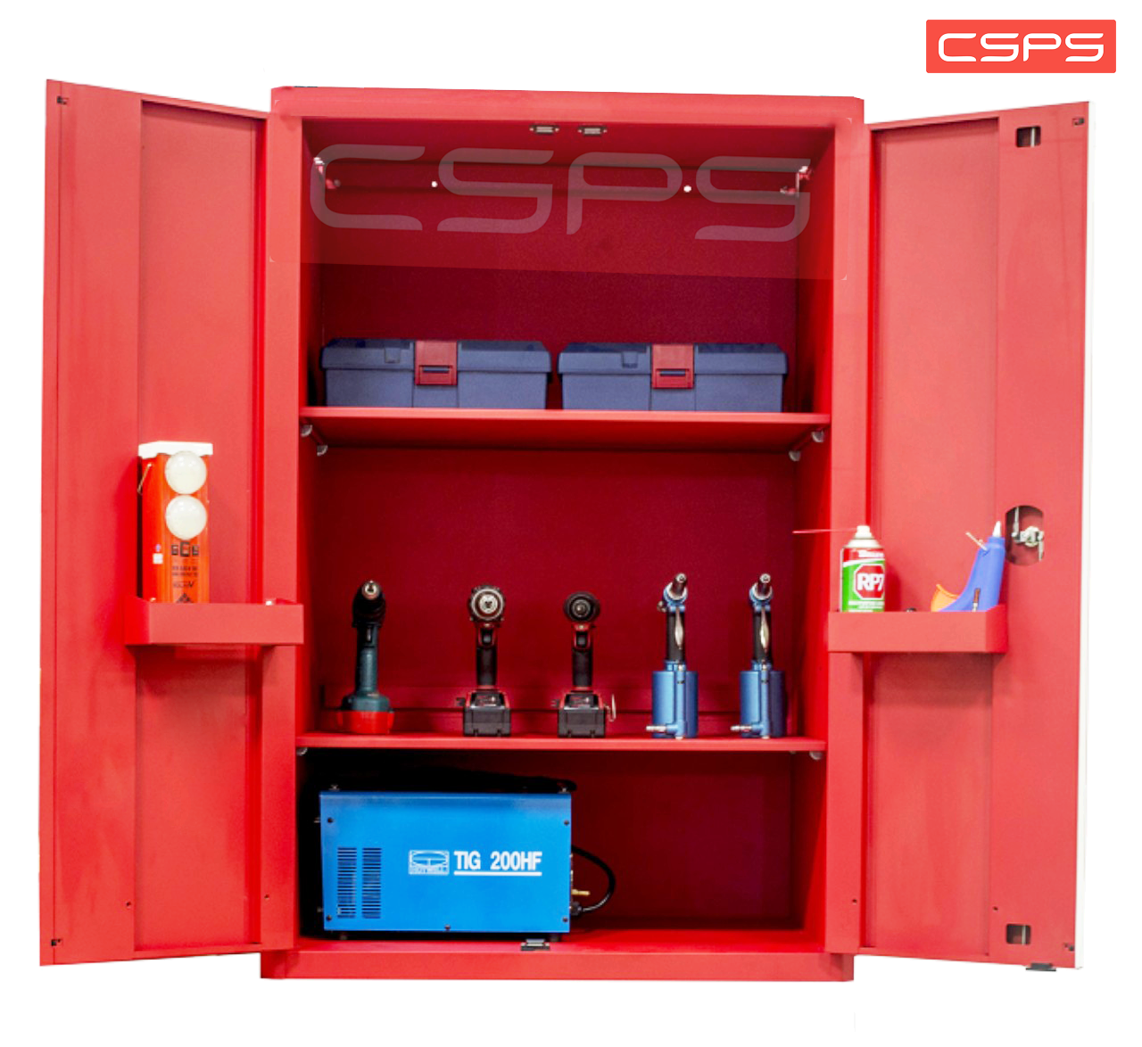 CSPS 9102 91cm đen/đỏ 2 ngăn