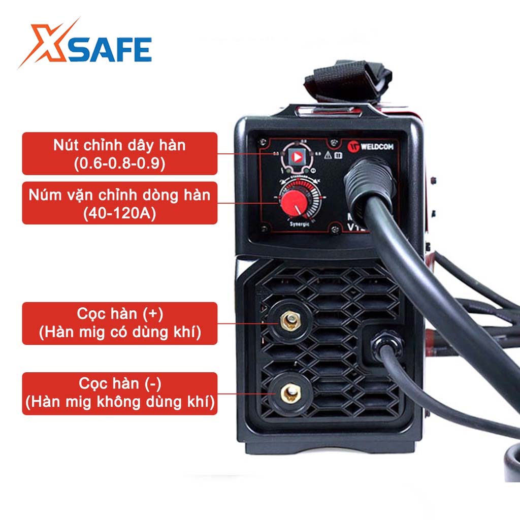 Máy hàn bán tự động MIG Multimag V1200 Weldcom Chính Hãng