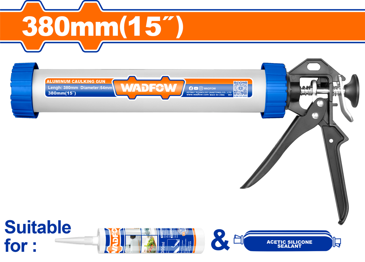 Súng Bắn Keo Nhôm 380mm(15 inch) WADFOW WCG5315
