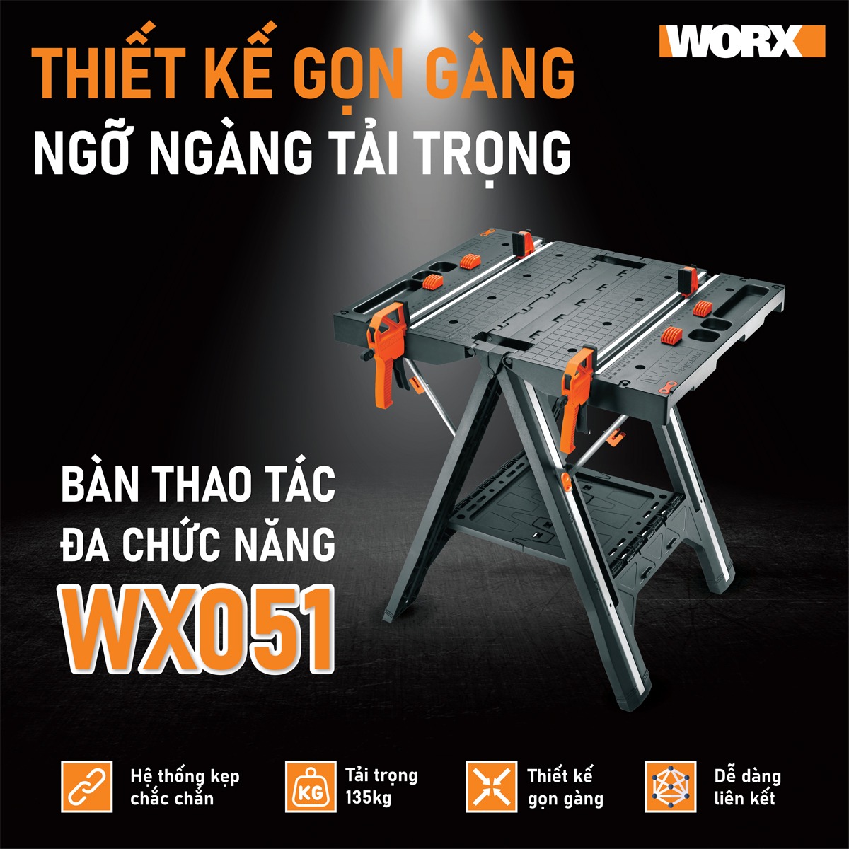 Bàn thao tác Worx