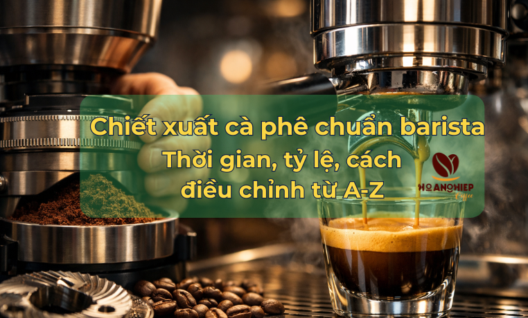 Chiết xuất cà phê là gì? Hướng dẫn chiết xuất espresso chuẩn barisra từ A-Z