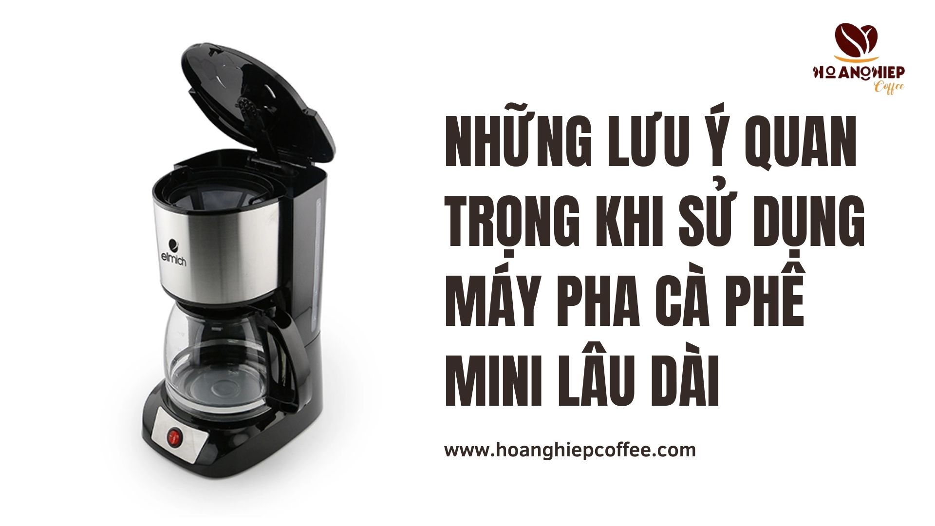 Những lưu ý quan trọng khi sử dụng máy pha cà phê mini lâu dài