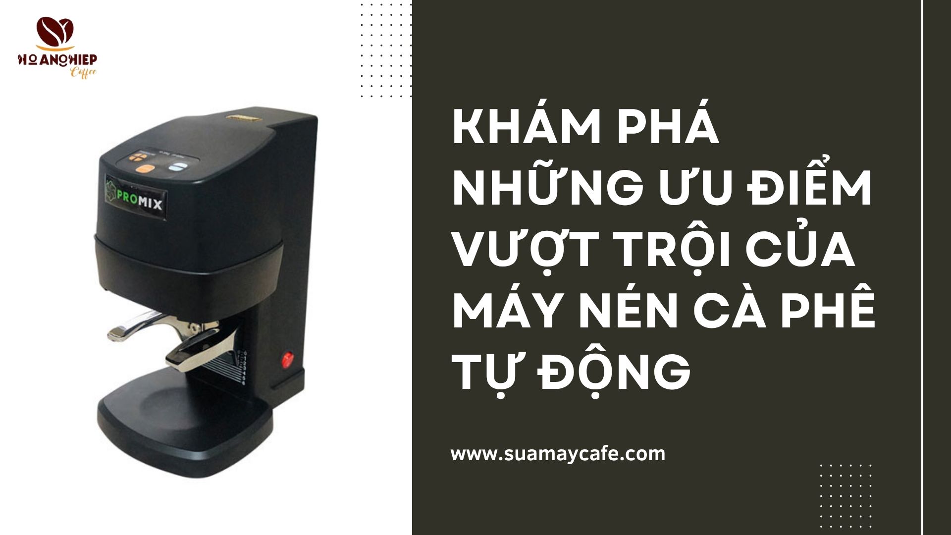 Khám phá những ưu điểm vượt trội của máy nén cà phê tự động