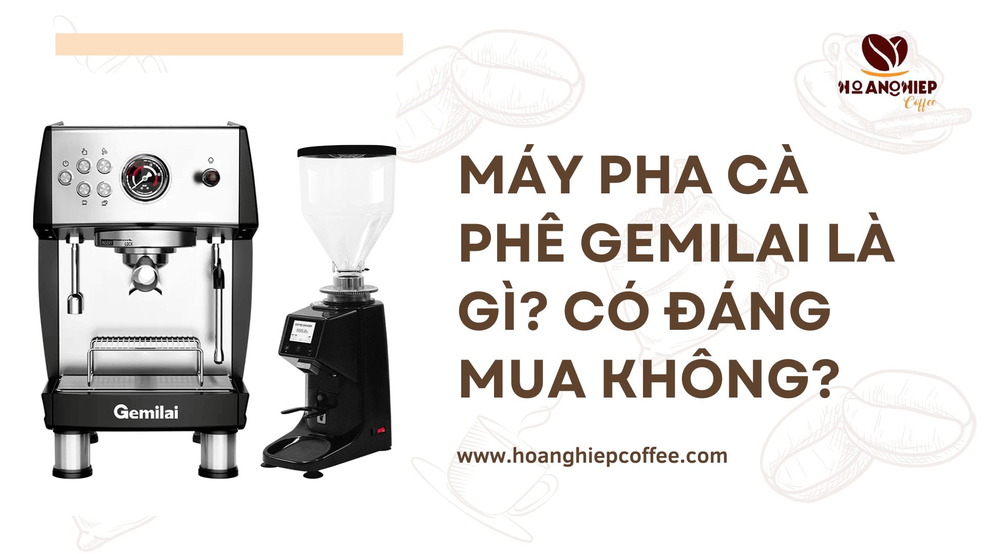 Máy pha cà phê Gemilai là gì? Có đáng mua không?