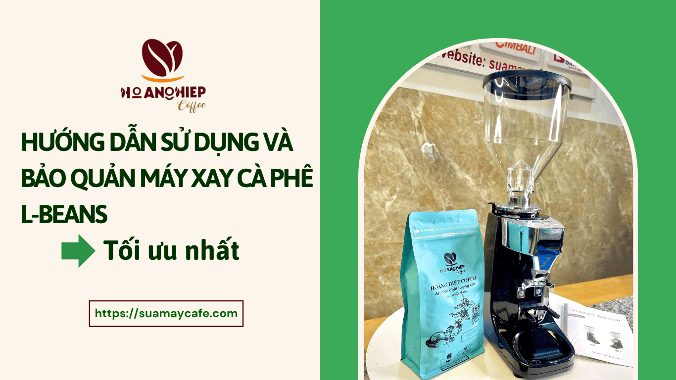 Hướng dẫn sử dụng và bảo quản máy cay cà phê L-Beans tối ưu nhất