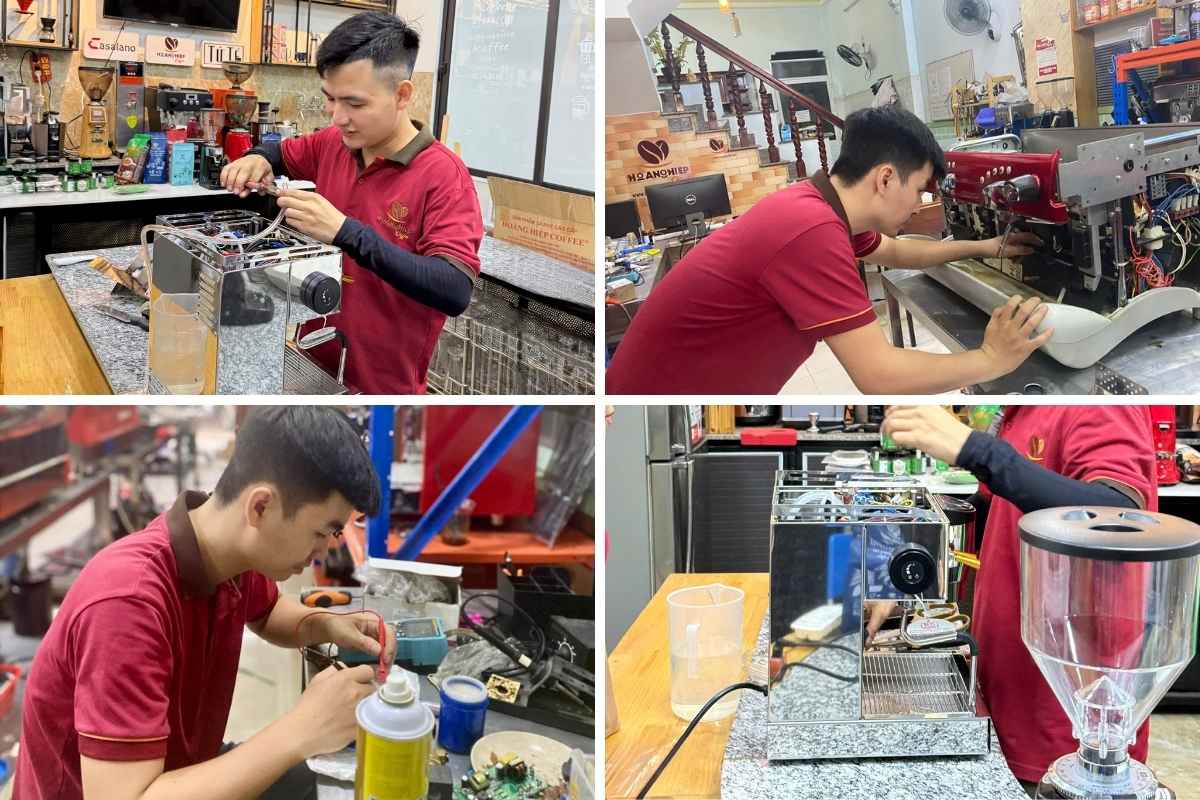 Dịch vụ bảo dưỡng máy pha, máy xay cà phê định kỳ