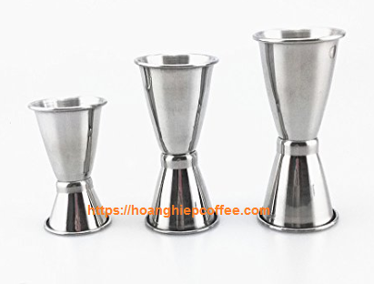 jigger - dụng cụ đong định lượng inok 2 đầu