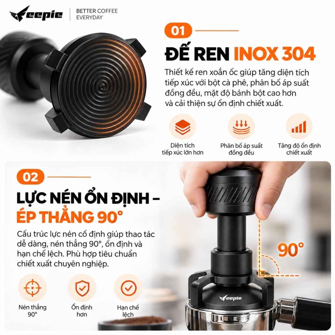 TAMPER NÉN TRỢ LỰC FEEPIE