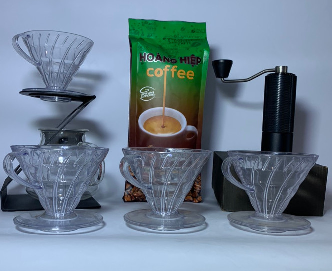 Phễu V60 Hario Nhựa Trong