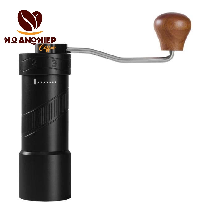 Máy Xay Cà Phê Cầm Tay Cao Cấp Cán Gỗ