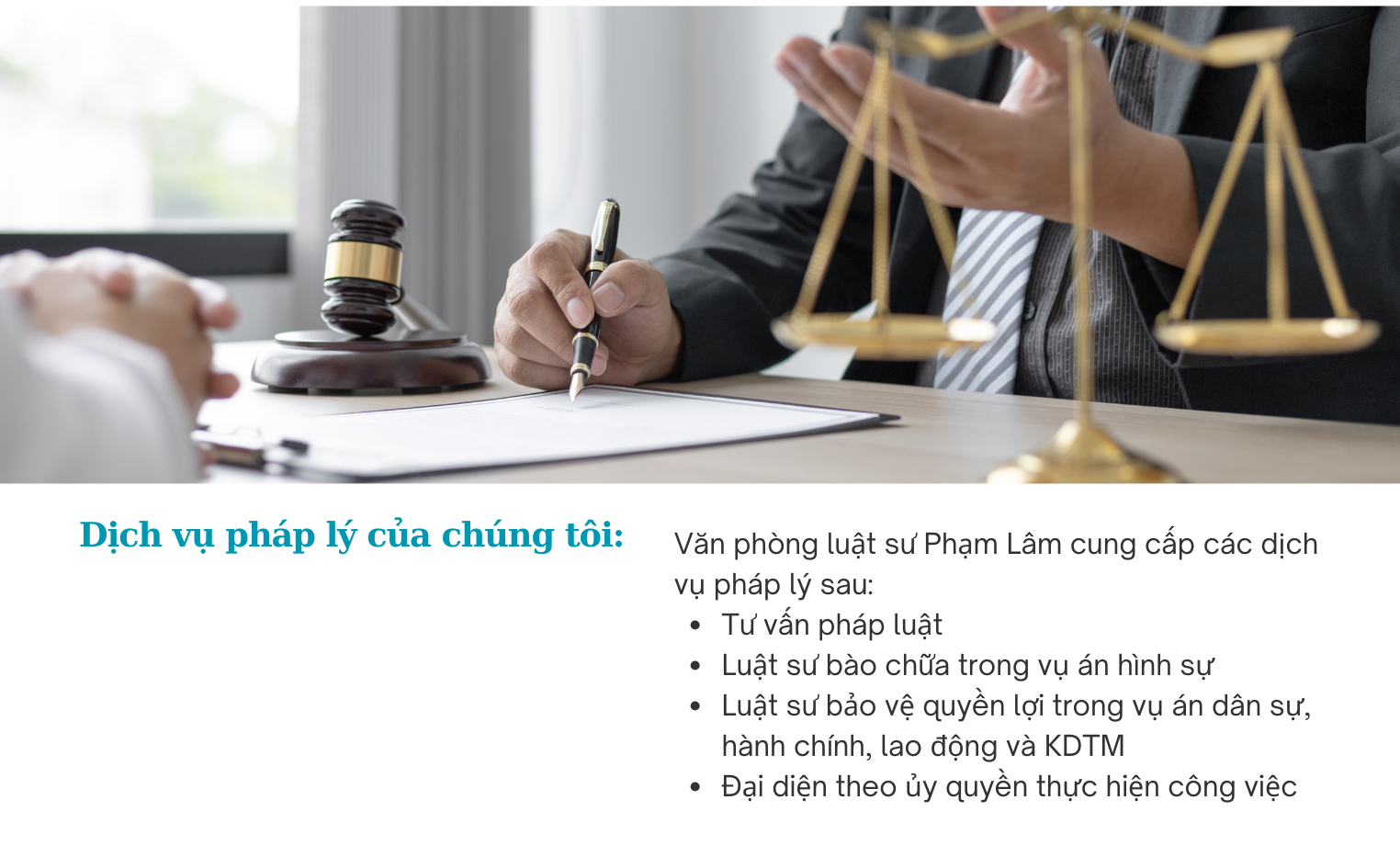 Văn phòng luật sư Phạm Lâm
