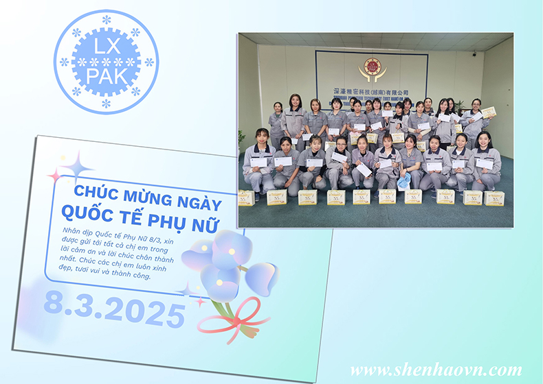 Shenhao Việt Nam mừng quốc tế phụ nữ 8/3/2025