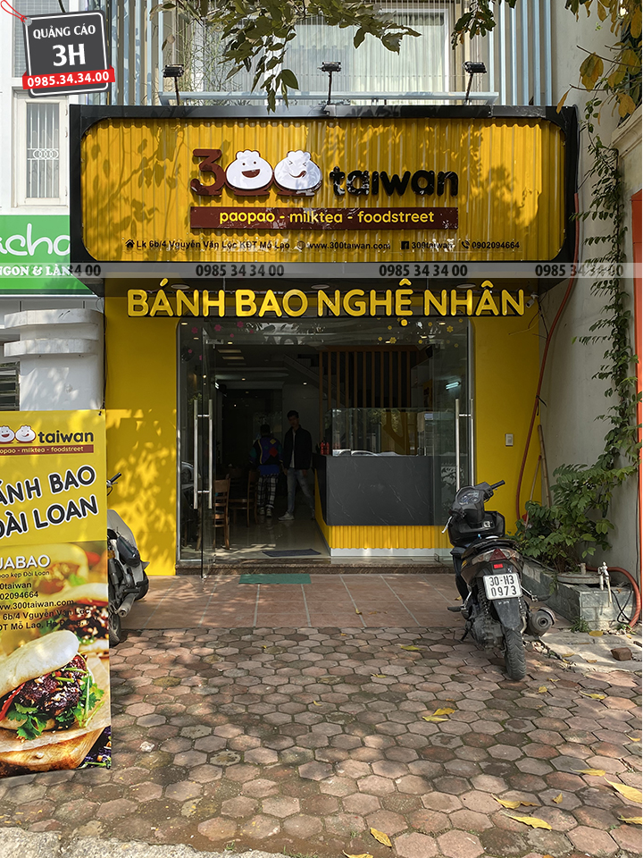 Biển bánh bao nghệ nhân thu hút khách