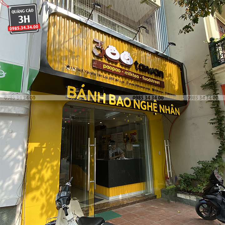 Biển bánh bao tỏa sáng