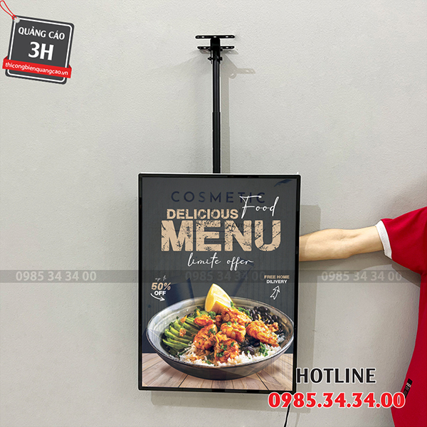 giá treo hộp đèn siêu mỏng