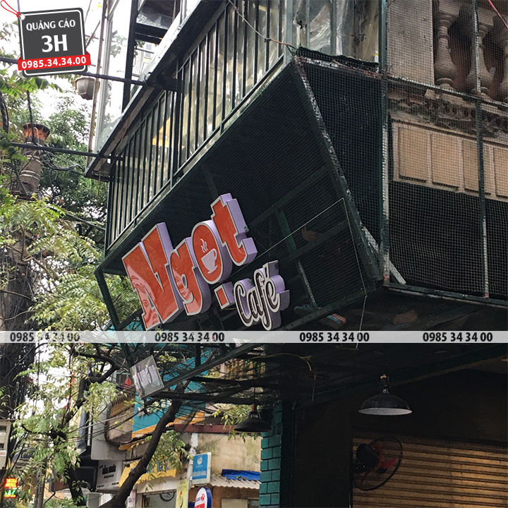 Biển quảng cáo cà phê ngọt