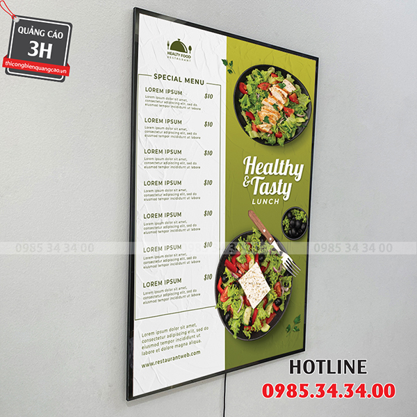 hộp đèn led siêu mỏng