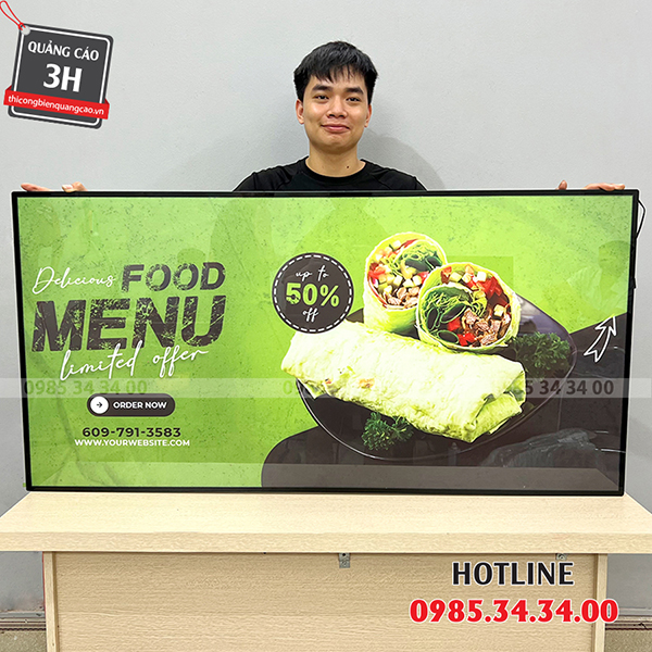 bảng led menu