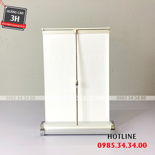 standee cuốn mini giá rẻ