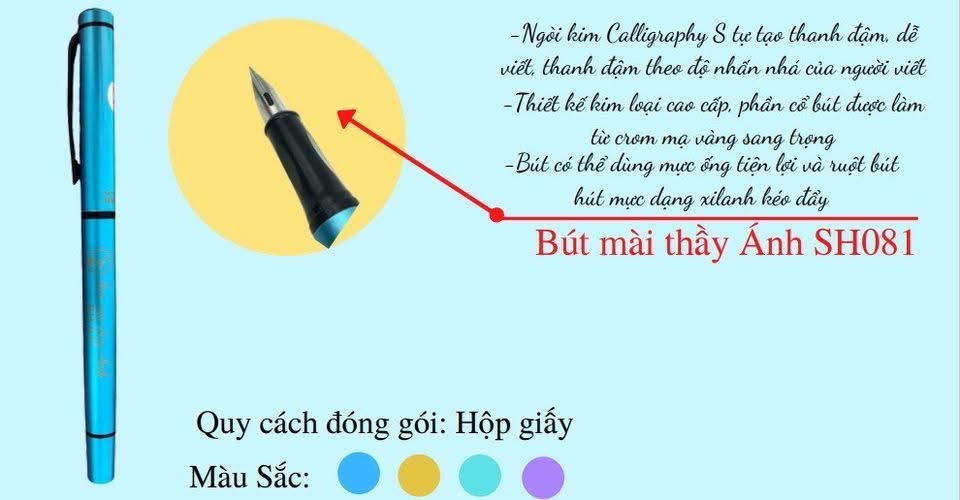 Bút mài thầy Ánh SH 081 - ngòi S