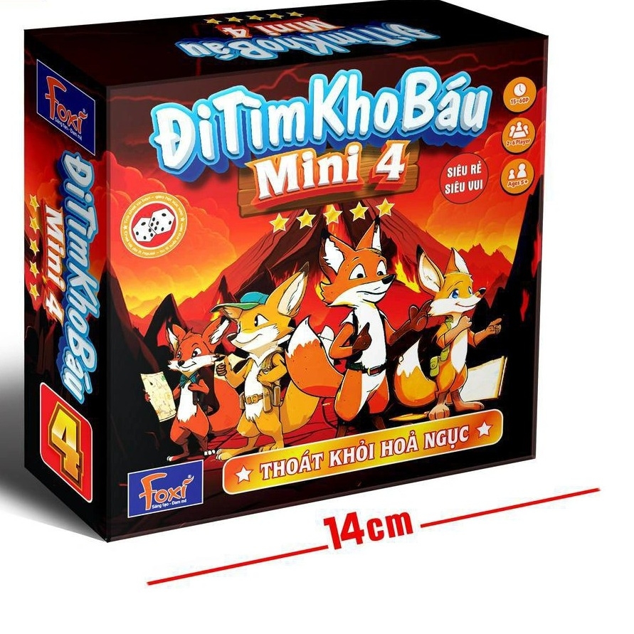 Đồ Chơi Foxi Cờ Xúc Xắc - Đi Tìm Kho Báu Mini 4