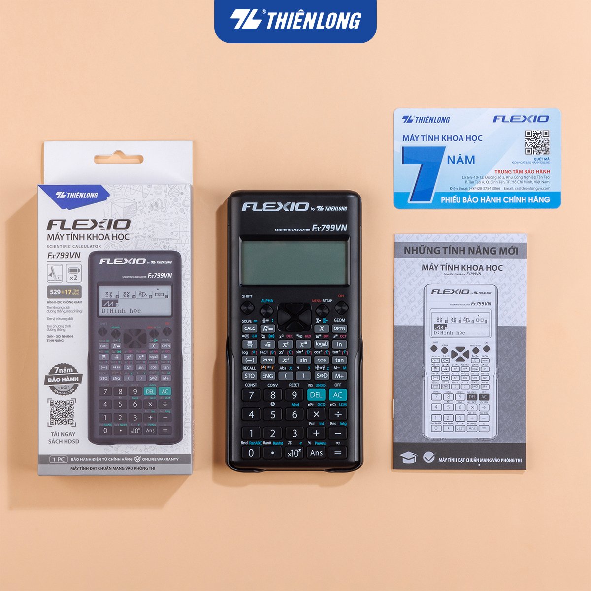 Máy tính khoa học Thiên Long Flexio Fx799VN