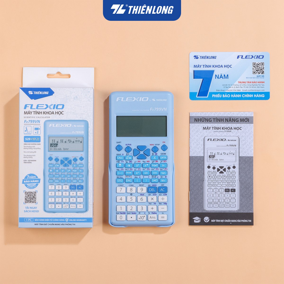 Máy tính khoa học Thiên Long Flexio Fx799VN