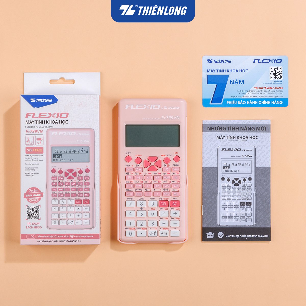 Máy tính khoa học Thiên Long Flexio Fx799VN