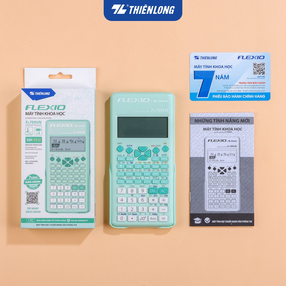 Máy tính khoa học Thiên Long Flexio Fx799VN
