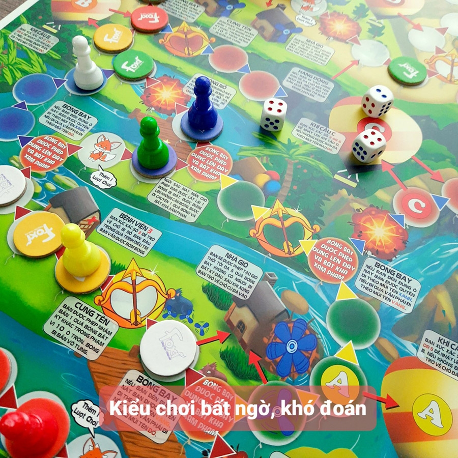 Đồ Chơi Foxi Cờ Xúc Xắc - Đi Tìm Kho Báu Mini 2