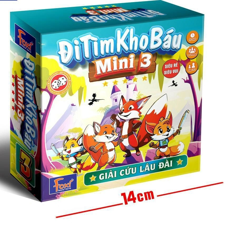 Đồ Chơi Foxi Cờ Xúc Xắc - Đi Tìm Kho Báu Mini 3