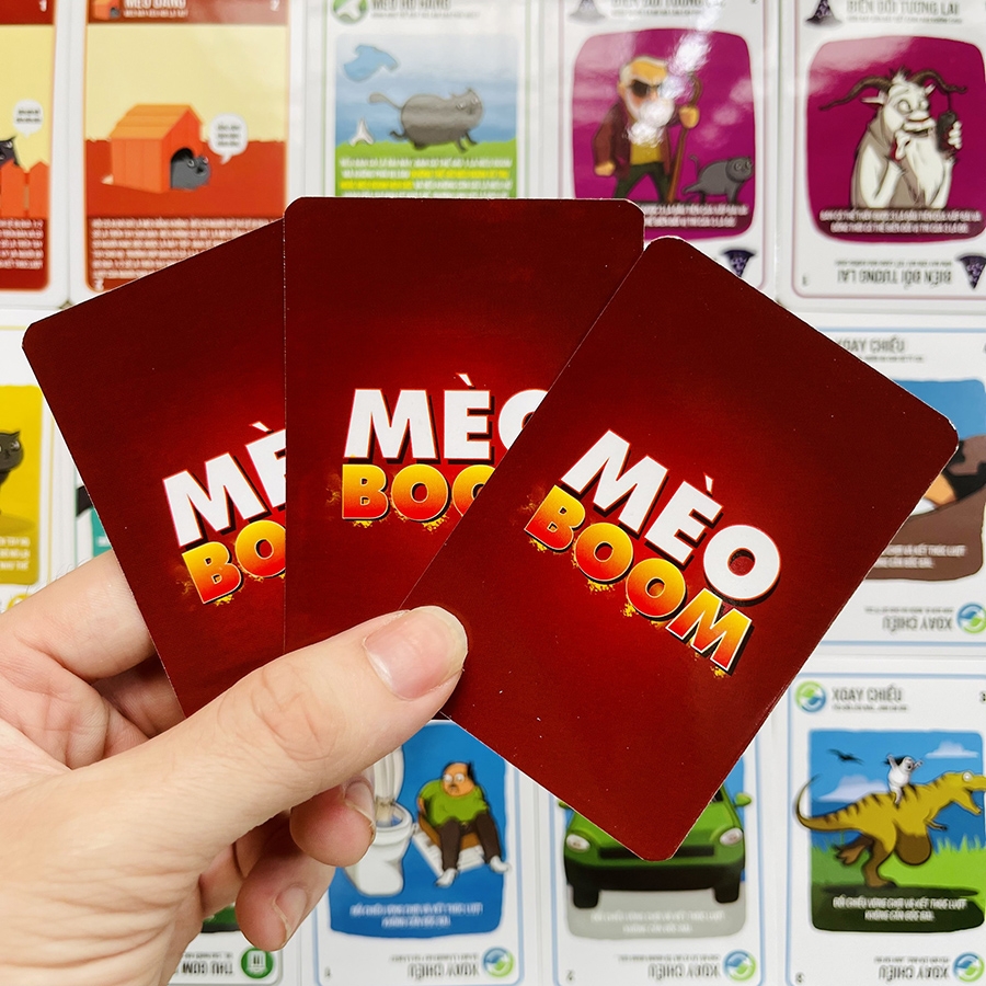 Đồ Chơi Foxi Thẻ Mở Rộng Mèo Boom