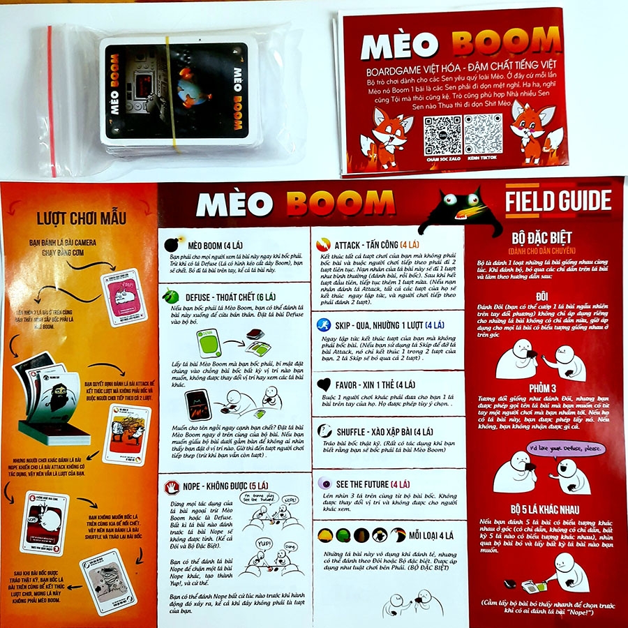 Đồ Chơi Foxi Mèo Boom